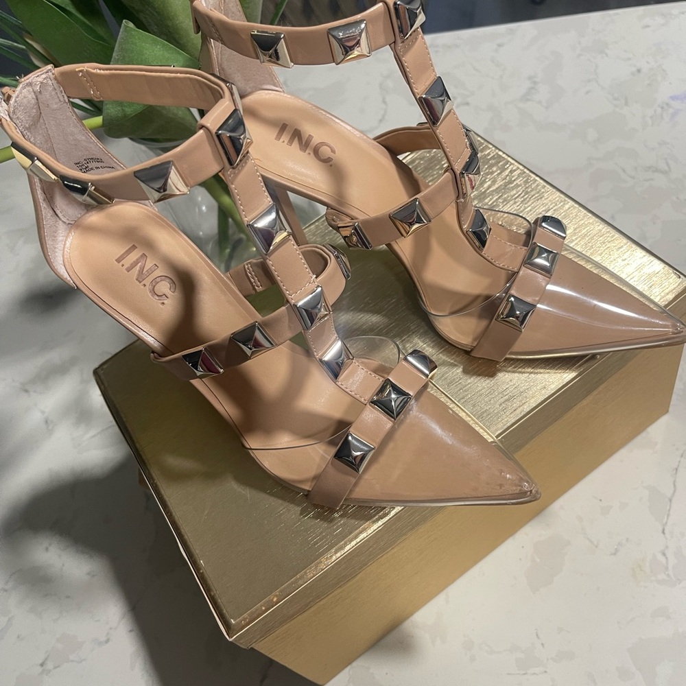 INC International Concepts Studded Heels - Picture 9 of 13